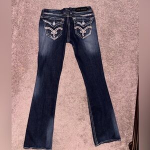 Rock Revival Dark Blue Boot Cut Jeans